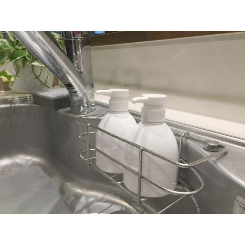 詰め替え容器 (bottle.RS-White ポンプ 300ml 白×白) ディスペンサー