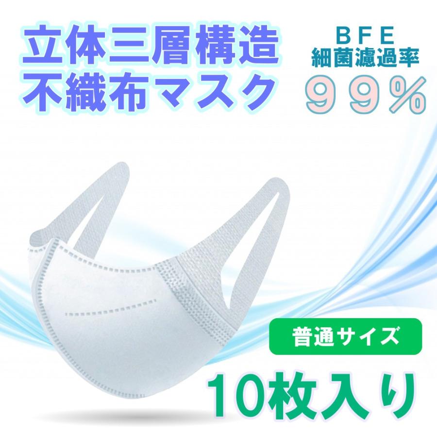 マスク 在庫あり 送料無料 即納 大人用 使い捨てマスク 立体マスク 10枚セット 白色 メルトブローンフィルター 不織布 日本国内発送 ウィルス対策 ウイルス 防塵 3d Mask クレストディスカウントショップ 通販 Yahoo ショッピング