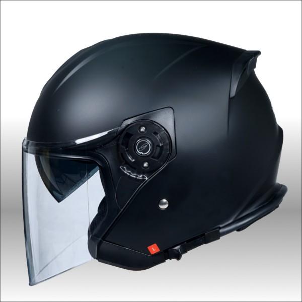 ワンタッチインナーバイザー付きジェットヘルメット Sg Pscマーク付き Hayabusa 隼 バイク用 かっこいい クレスト ダブルシールド 保証書付