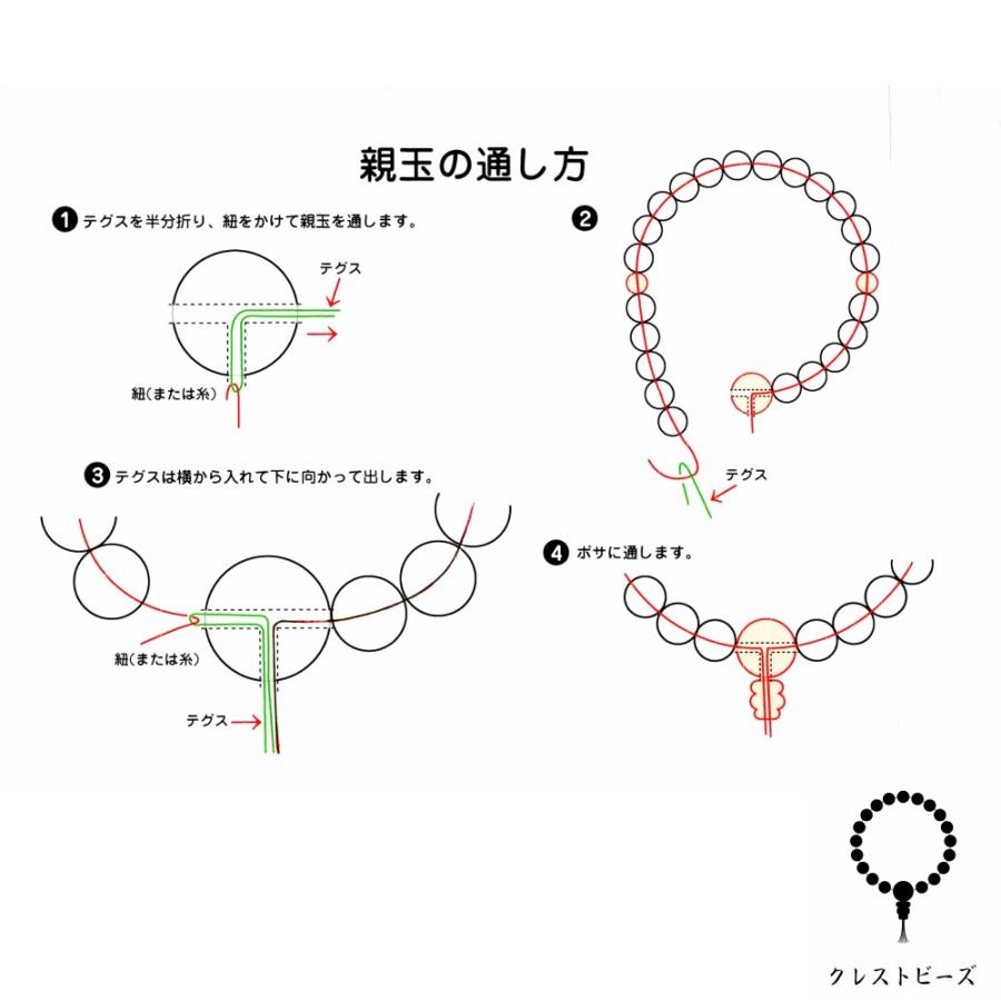 親玉セット ターコイズ 10mm 親玉 Tホール 3つ穴 ボサ 二天玉 セット 数珠 念珠 親珠 制作 手作り ハンドメイド アクセサリーパーツ 材料 | ブランド登録なし | 02