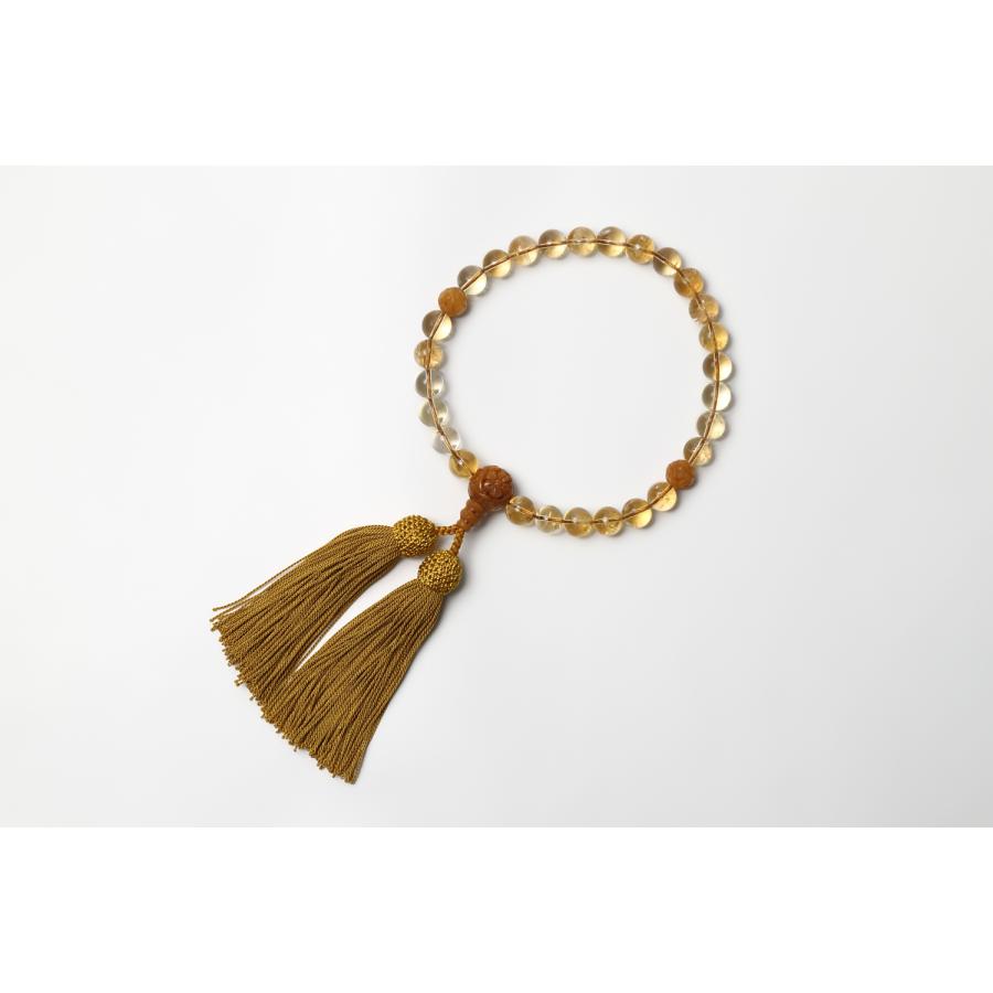 黄玉彫刻 16mm 親玉 Tホール 3つ穴 ボサ二天玉 セット 数珠 念珠 親珠 制作 手作り ハンドメイド アクセサリーパーツ 材料 | ブランド登録なし | 04