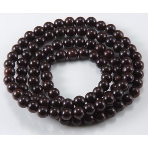 黒檀 数珠 念珠 腕輪念珠 制作 修理 交換 リメイク 仏具 木の数珠  10mm 108玉 | ブランド登録なし