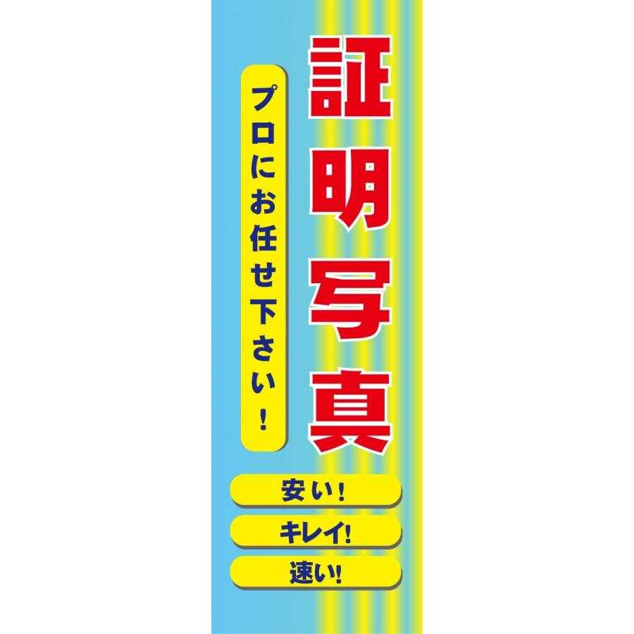 のぼり旗 のぼり バナー 証明写真 プロにお任せ下さい 安い キレイ 速い 送料無料 安心品質 60cm 180cm X046 印道館 通販 Yahoo ショッピング