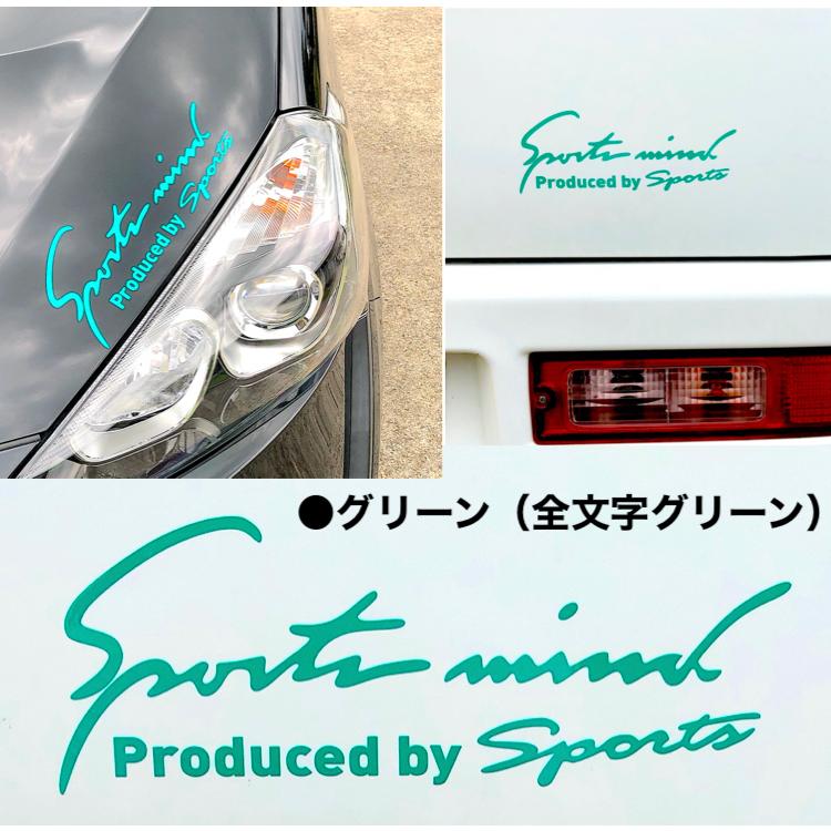 Sport mind スポーツマインド 車 ステッカー シール デカール カッティングシートタイプ Mサイズ 25×9cm｜creve2015｜10