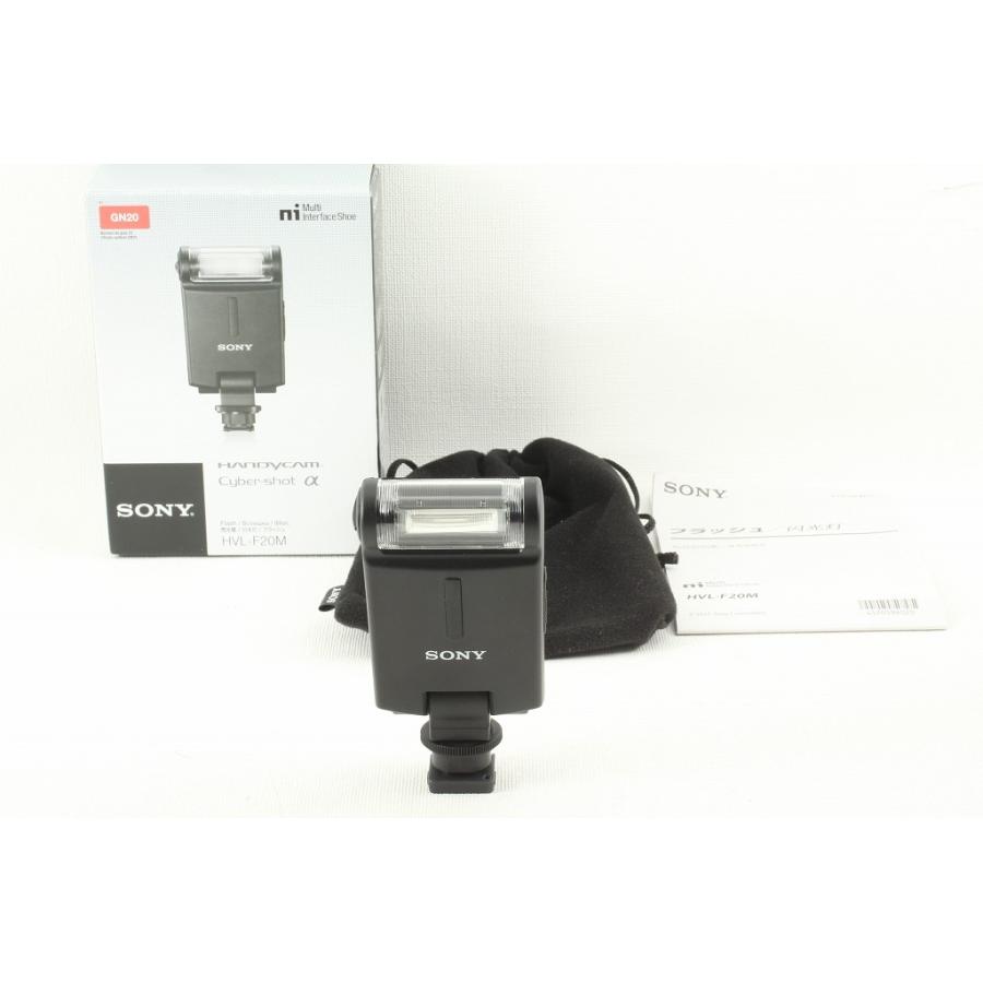 SONY ソニー HVL-F20M α7II用ストロボ◇小型フラッシュ,元箱 極上品