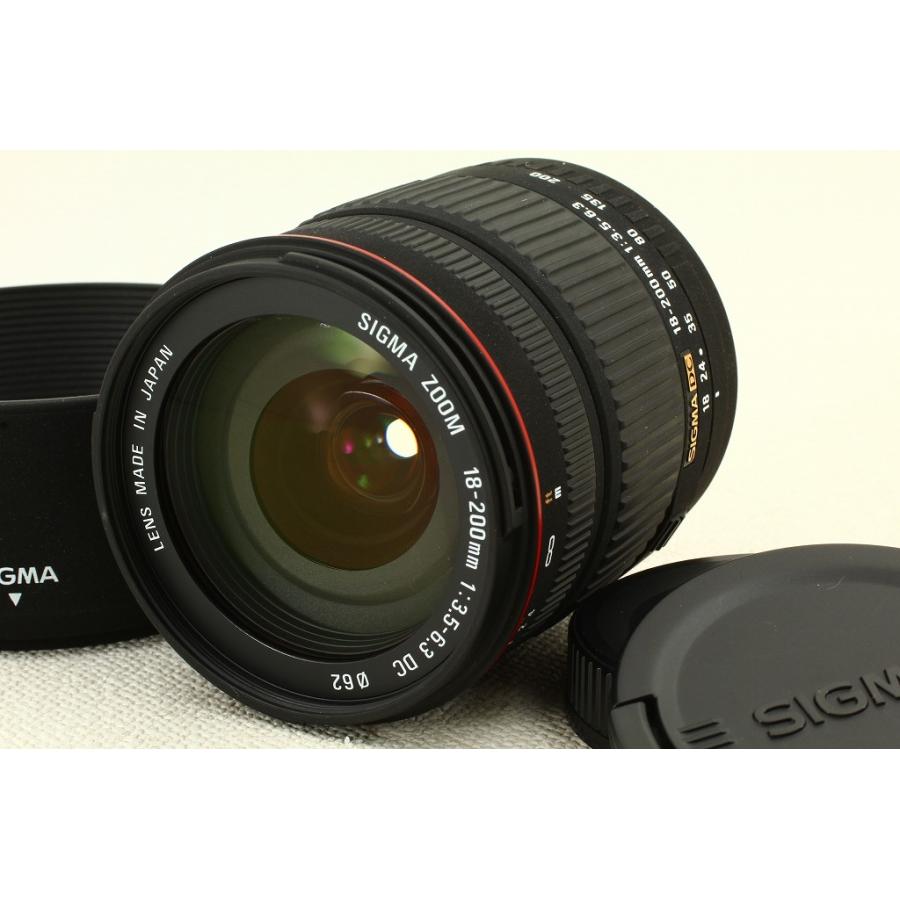 第一ネットSIGMAシグマ AF 18-200mm Canonキヤノン◇元箱 極上品ランク