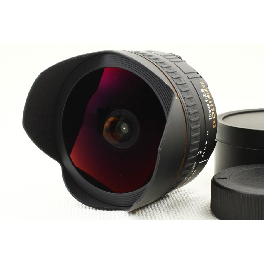【極上品】SIGMA フッシュアイ　15mm/F2.8 Nikon シグマ SIGMAシグマ AF 15mm F2.8 EX DG Fisheye Nikonニコン