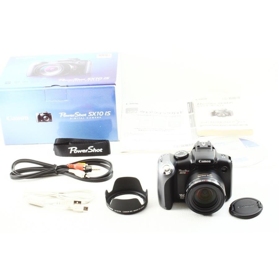 CANONキヤノン PowerShot SX10 IS コンデジ,1000万画素 極上品ランク a6792Crew・actショップ