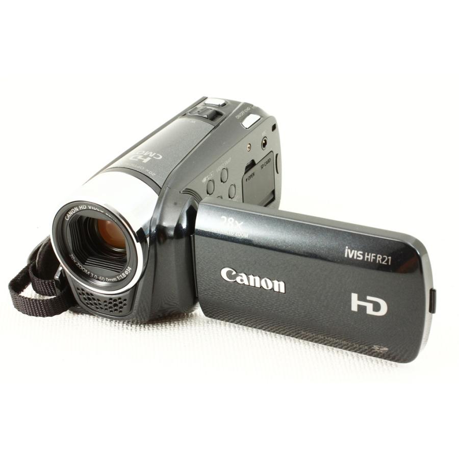 春夏新作 Canon HDビデオカメラ iVIS HF R21 動作品