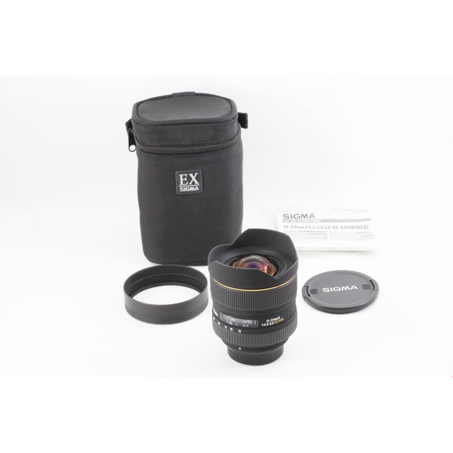 SIGMA シグマ 12-24mm F4.5-5.6 EX DG HSM Nikon ニコン◆超広角ズーム ケース,美品ランク | シグマ | 02