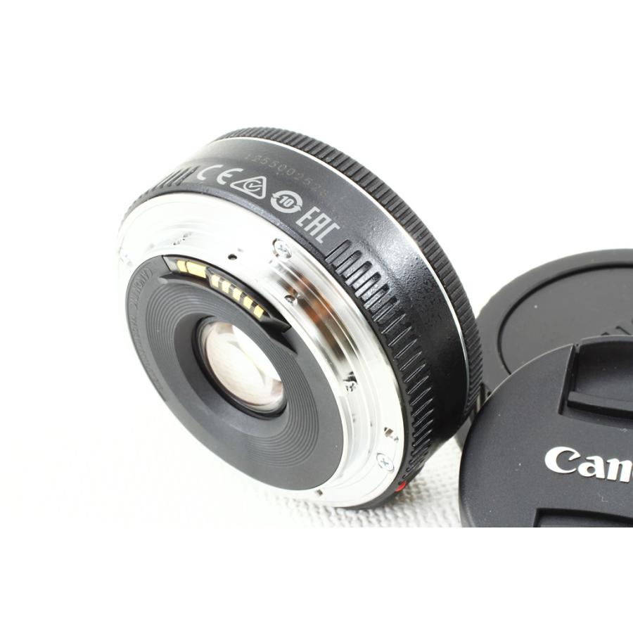 Canon キヤノン EF 40mm F2.8 STM◇パンケーキレンズ ホワイト 極上品