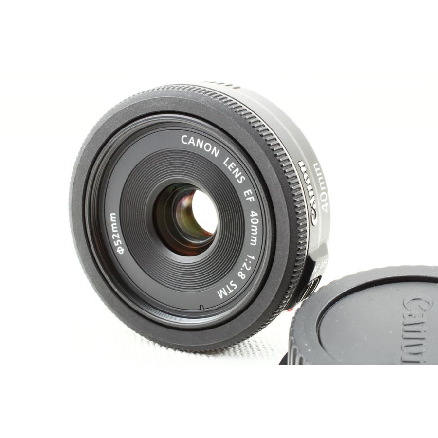 Canon キヤノン EF 40mm F2.8 STM◇パンケーキレンズ ホワイト 極上品