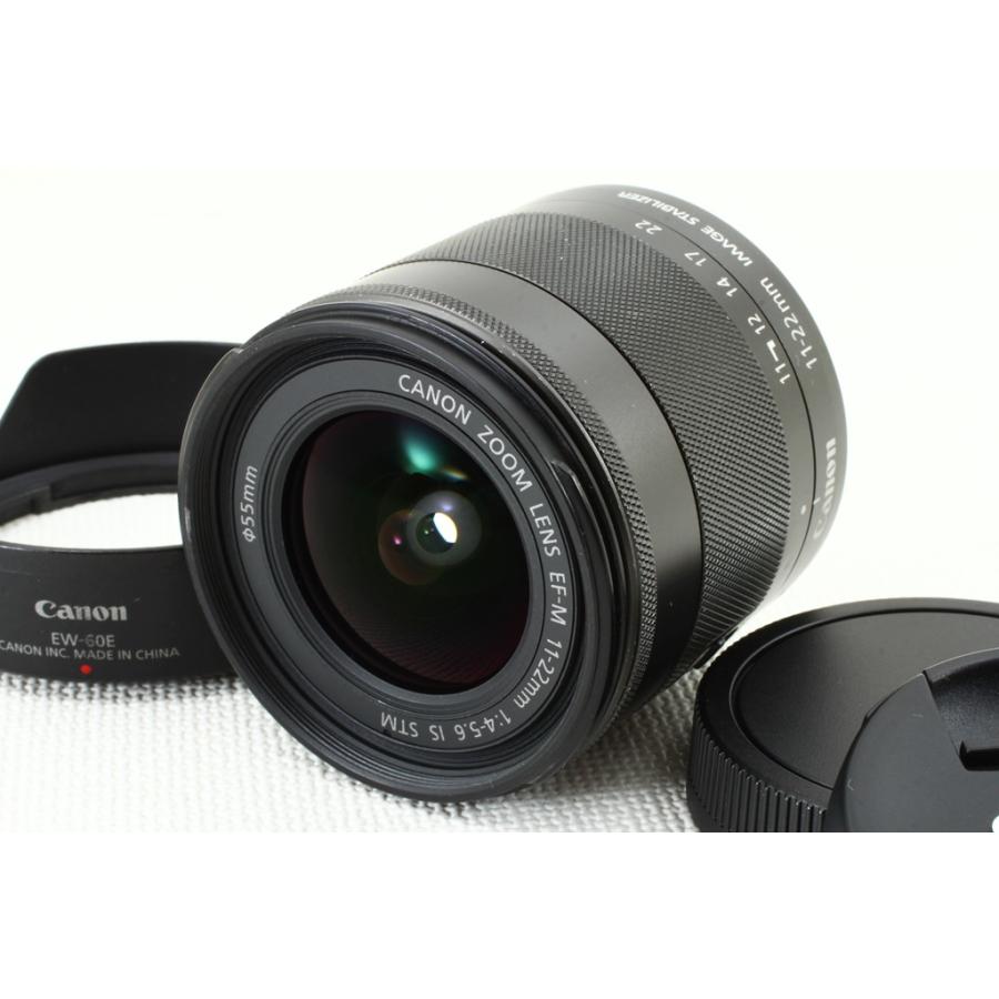 Canon キヤノン EF-M 11-22mm F4-5.6 IS STM◇超広角ズームレンズ 極上 