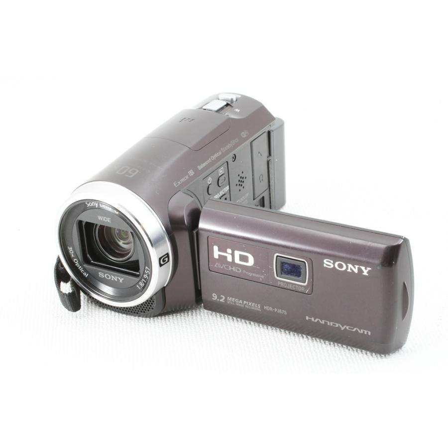 Sony ソニー デジタルHDビデオ HDR-PJ675 TC ボルドーブラウン