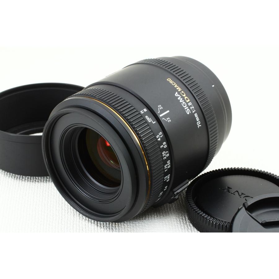SIGMA シグマ 70mm F2.8 DG MACRO Sony Aソニー◆マクロレンズ 美品ランク | シグマ