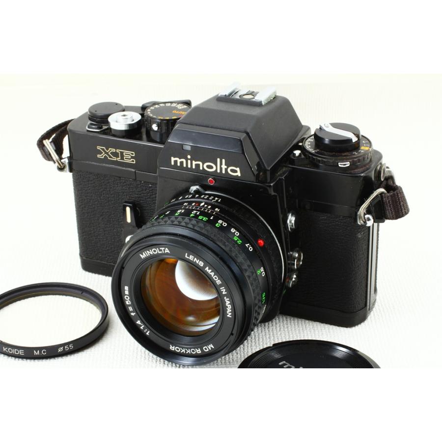 Minolta ミノルタ XE MD 50mm F1.4◇一眼レフフィルムカメラ ジャンク