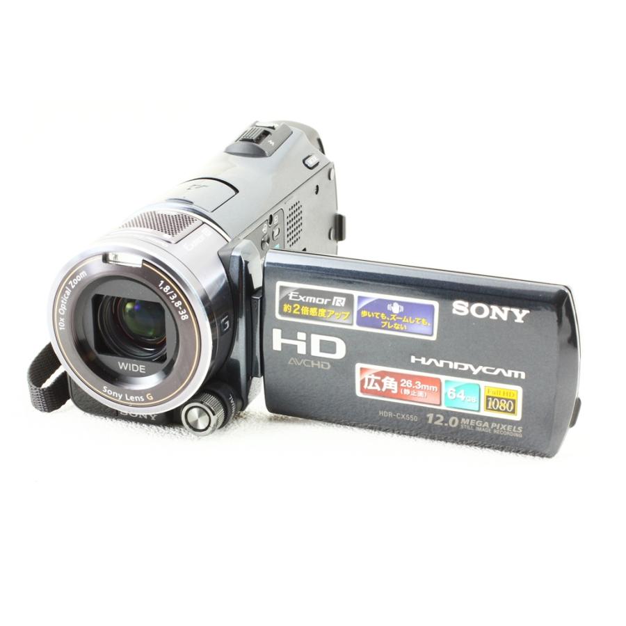 Sony ソニー デジタルHDビデオ HDRCX550V Handycam ハンディカム ジャンク品ランク A2931Crew・act
