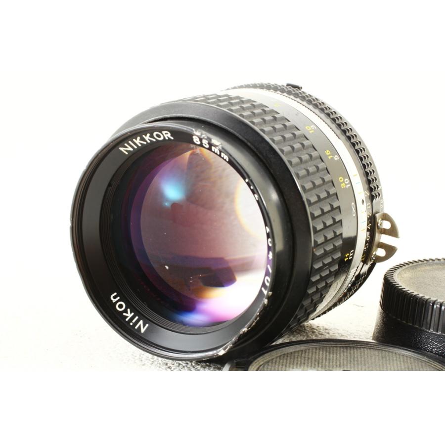 ニコン NIKON Ai-S NIKKOR 85mm F2◇中望遠レンズ/美品ランク