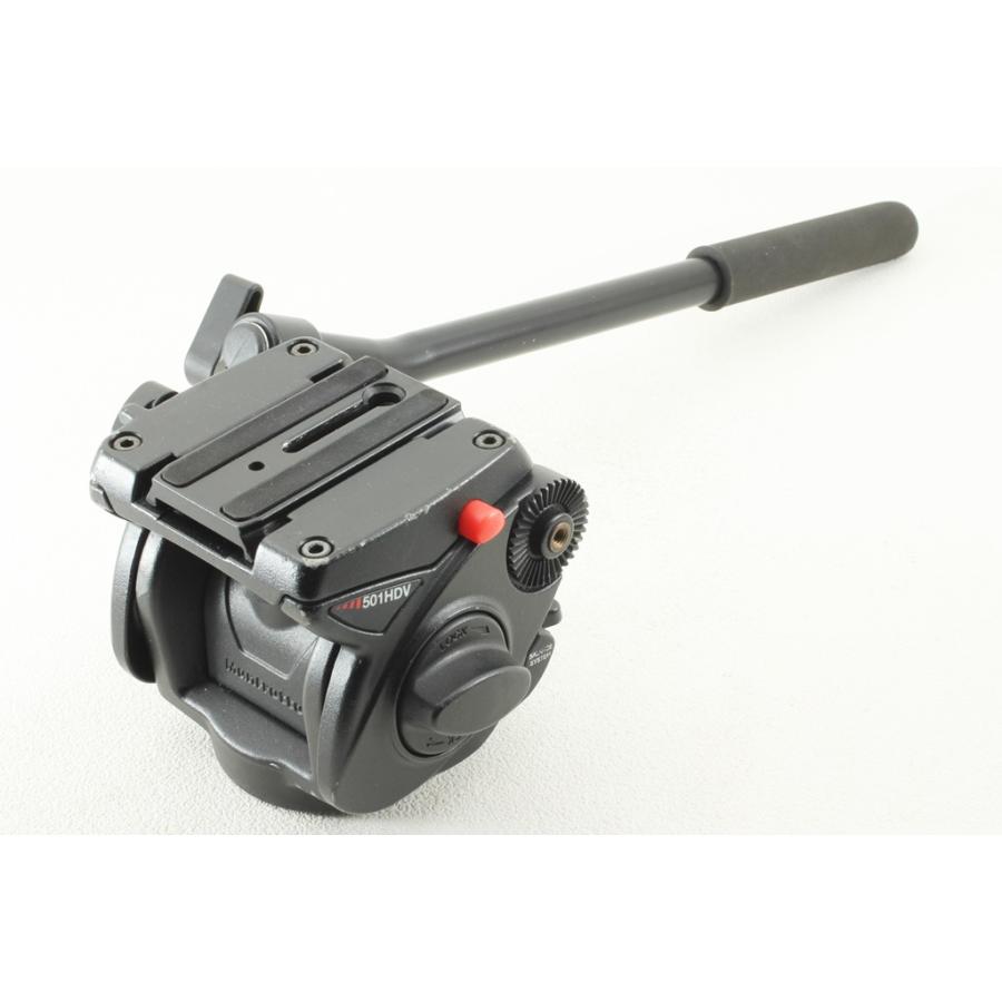 Manfrotto マンフロット プロビデオ雲台 501HDV 三脚 055XV◆美品ランクの画像