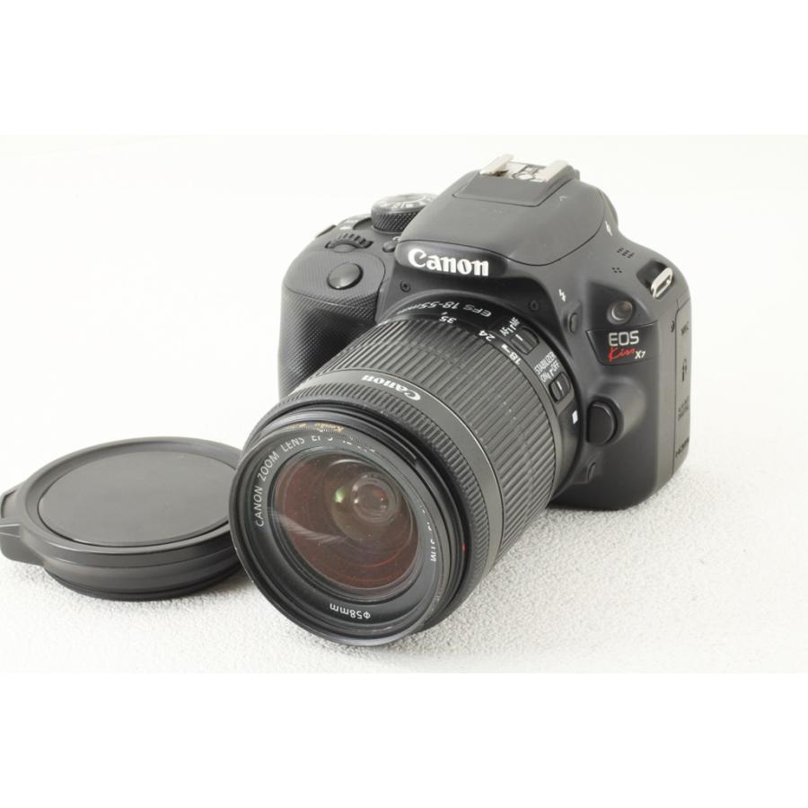 キヤノン（Canon） EOS Kiss X7 + EF-S18-55 レンズセット◇デジタル