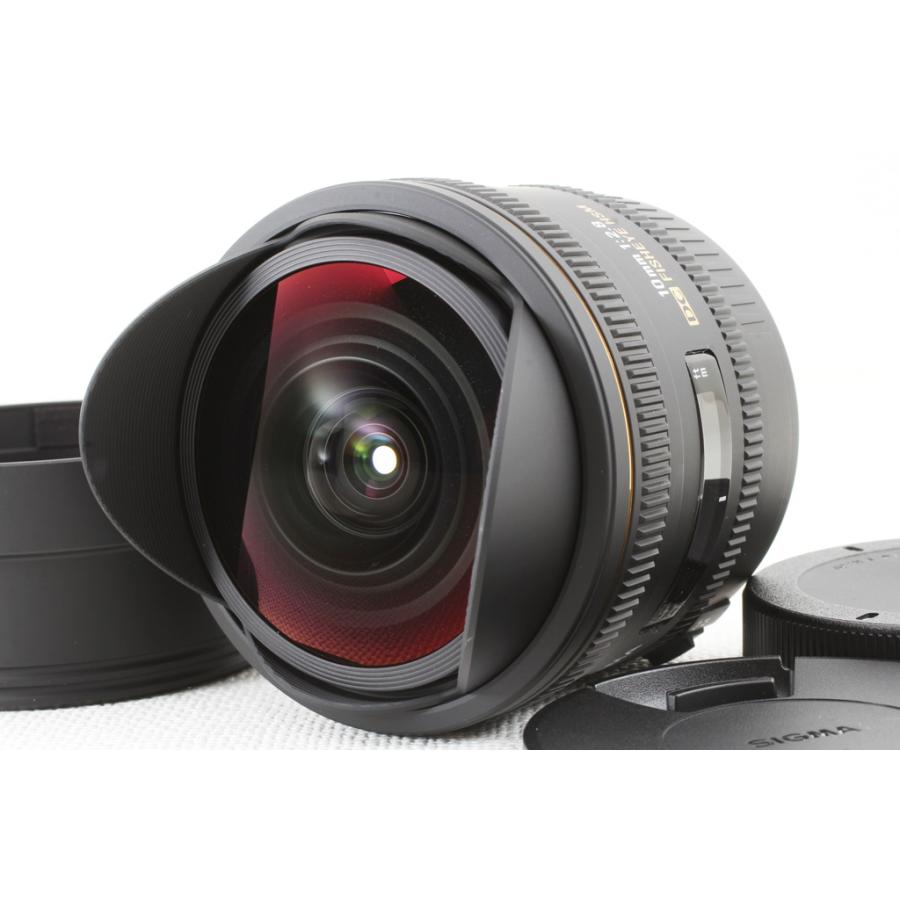 SIGMA シグマ 10mm F2.8 EX DC FISHEYE HSM Canon キヤノン ケース◆魚眼 美品ランク | シグマ