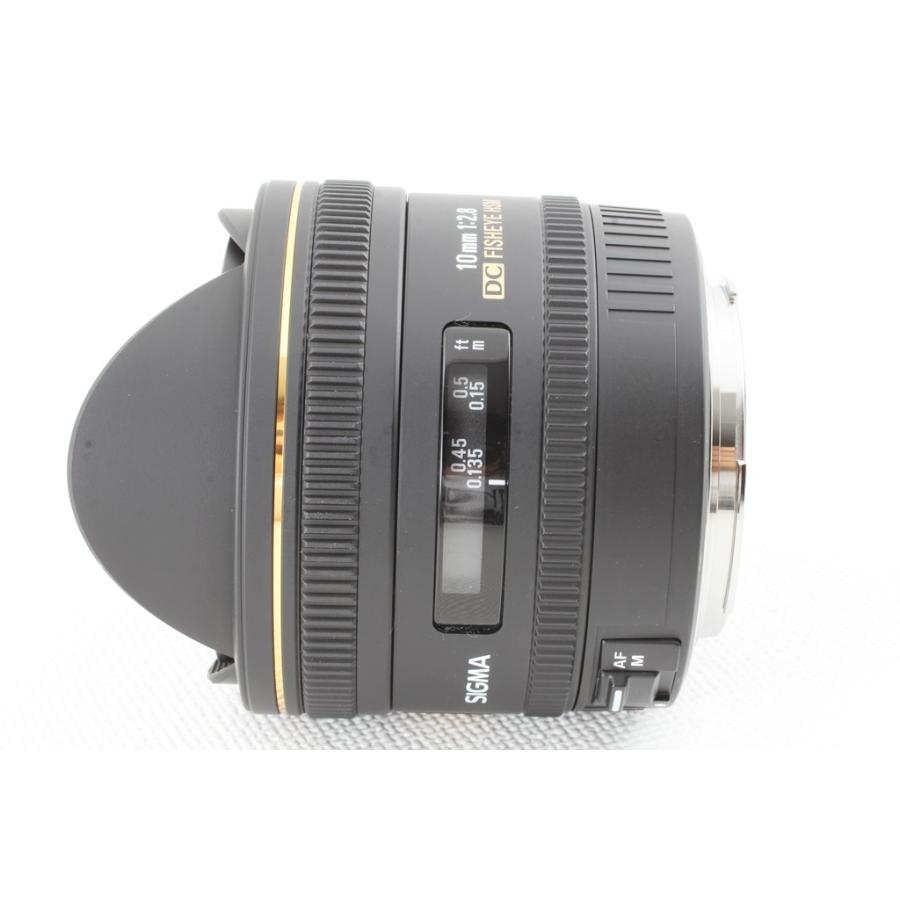 SIGMA シグマ 10mm F2.8 EX DC FISHEYE HSM Canon キヤノン ケース◆魚眼 美品ランク | シグマ | 03