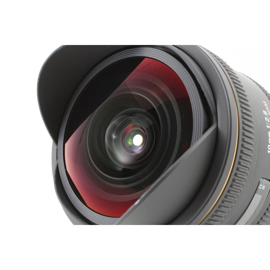 SIGMA シグマ 10mm F2.8 EX DC FISHEYE HSM Canon キヤノン ケース◆魚眼 美品ランク | シグマ | 06