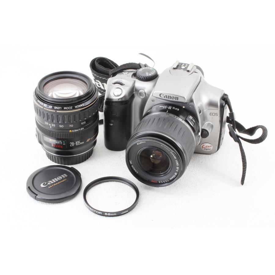 Canon キヤノン EOS Kiss Digital ダブルレンズキット◆デジタル一眼レフ/外観美品ランク | キヤノン