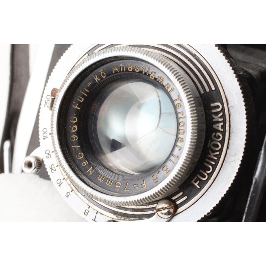 富士光学 FUJIKOGAKU LYRA Anastigmat Terionar 75/3.5◇蛇腹カメラ