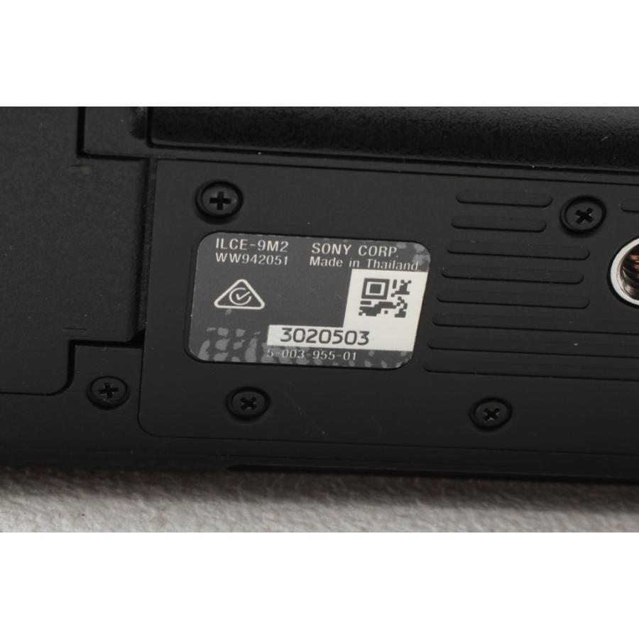SONYソニー α9 II ボディ ILCE-9M2◆フルサイズミラーレス機 2420万画素/極上品ランク | SONY | 07