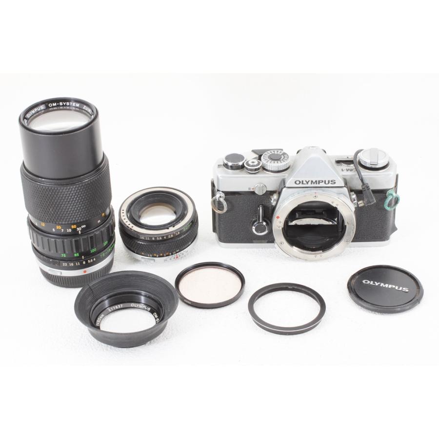 OLYMPUS オリンパス OM-1 F.ZUIKO AUTO-S 50/1.8 75-150/4◆一眼レフ/格安ランクの画像