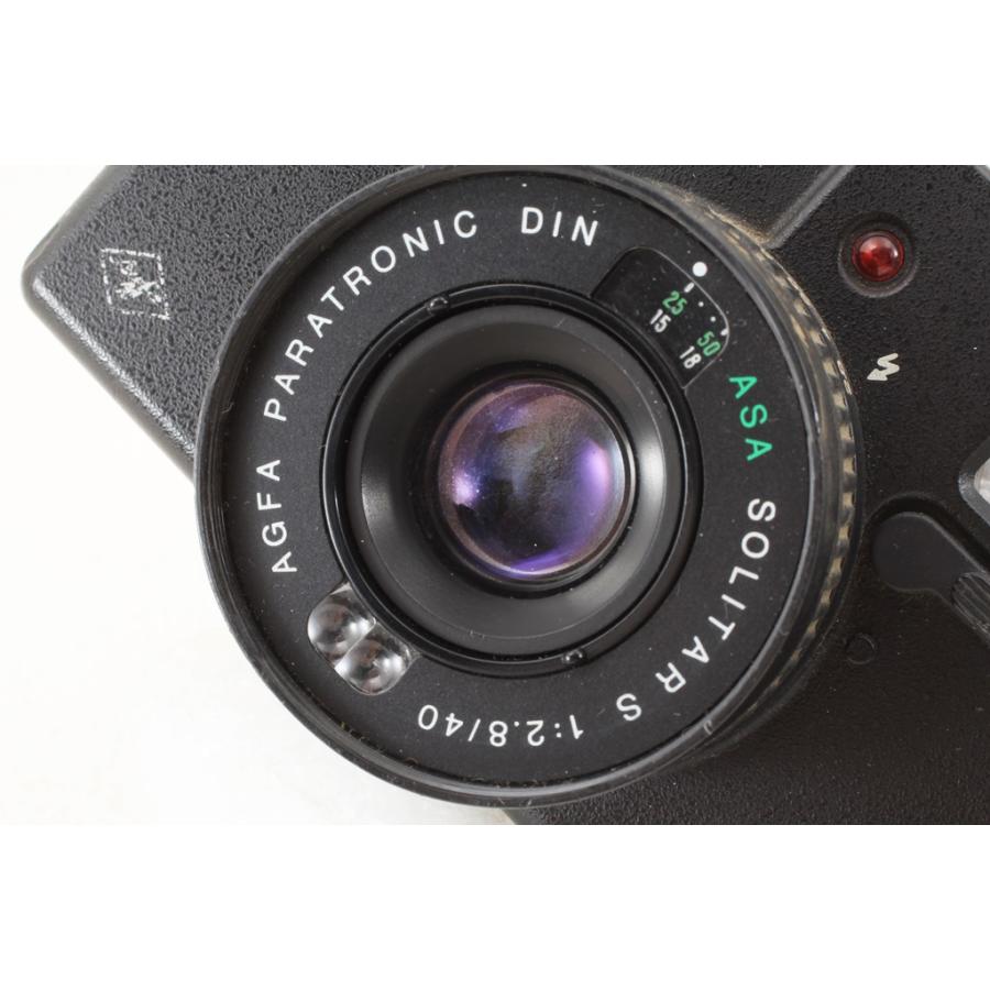 AGFA OPTIMA 1035 ／ 40mm F2.8 【現状品】 AGFA アグファ OPTIMA 1035 SOLITAR S 40mm F2.8◇フィルム/ジャンク品