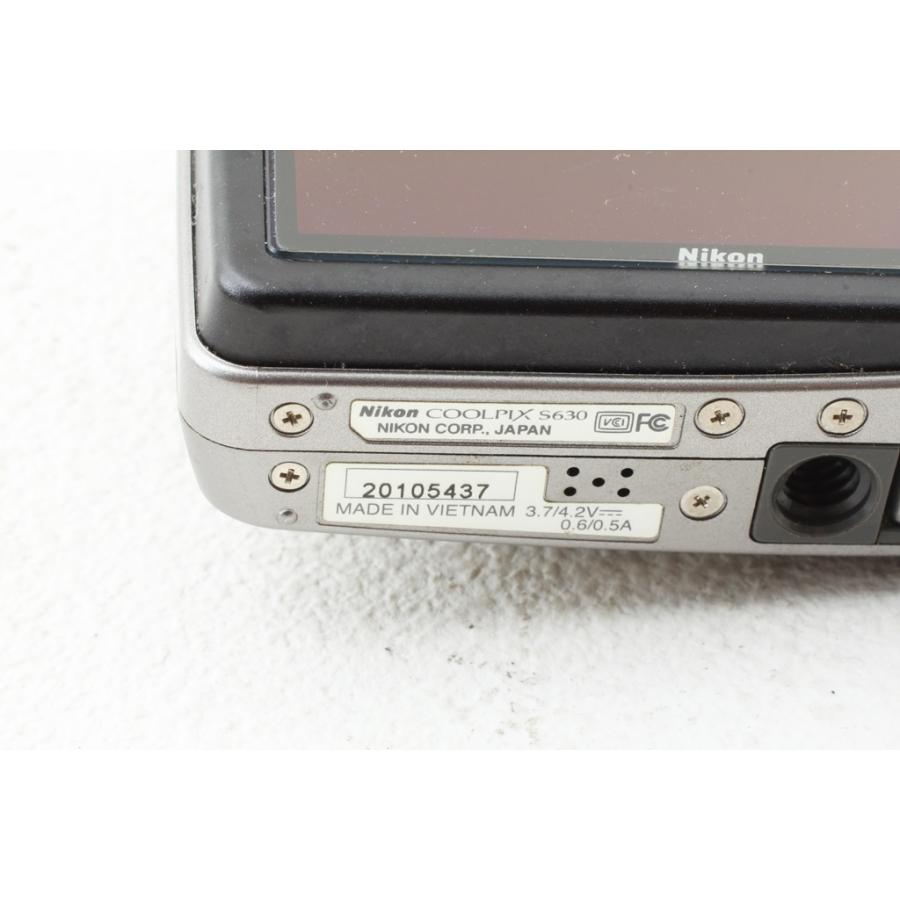 Nikon ニコン COOLPIX クールピクス S630◆1200万画素 コンデジ/美品ランク | ニコン | 06