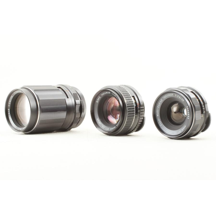 ASAHI Pentax ペンタックス SP F smc Takumar 35/3.5 55/1.8 135/3.5◆ジャンク品ランクの画像