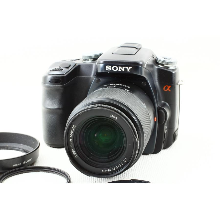SONY ソニー α100 DSLR-A100 DT 18-70/3.5-5.6 レンズセット◇ジャンク
