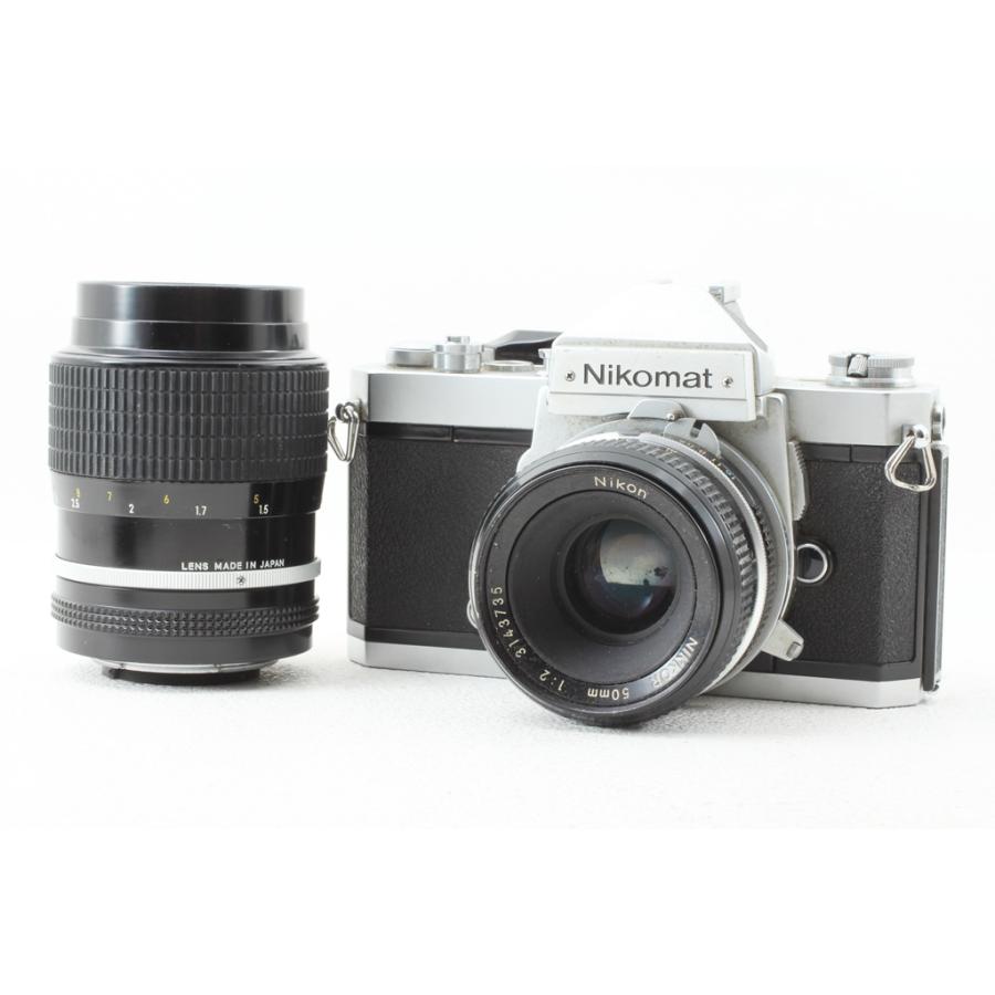 Nikon ニコン Nikomat FT2 NIKKOR 50/2 135/3.5◆一眼レフフィルムカメラ/格安ランク | ニコン