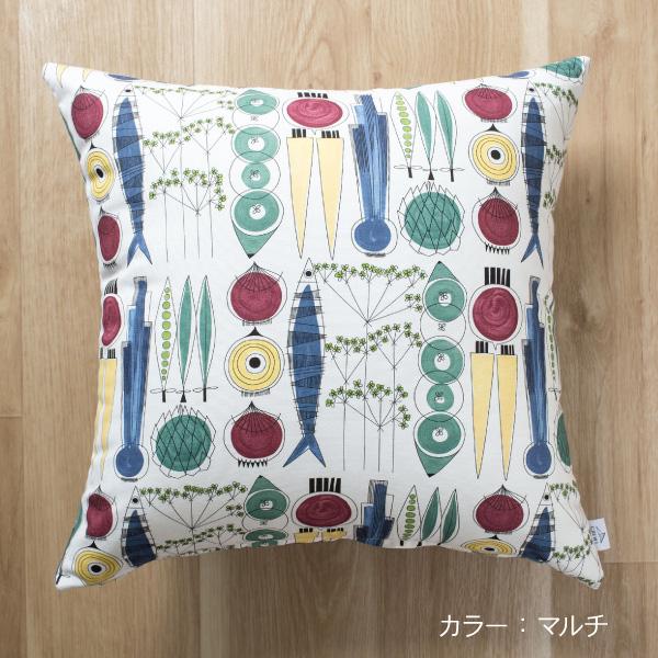CREWS クッションカバー 45×45 北欧生地 Almedahls ピクニック