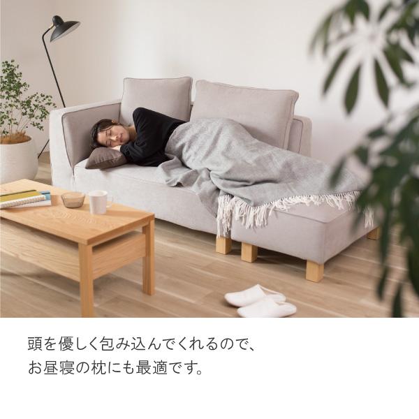 クッション 45x45cm 55x28cm カバーと中綿のセット 単色 グレー ベージュ 黄 赤 青 ブラウン他 ソファ生地 受注生産 | CREWS | 06