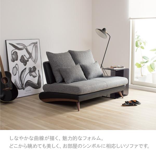 CREWS ソファー ソファ ペット 猫の爪 強い 日本製 2人掛け 二人掛け