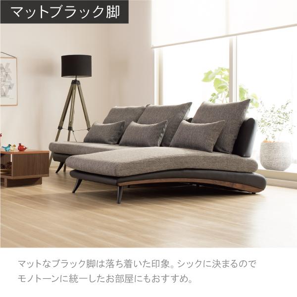 ソファー ソファ ペット 猫の爪 強い 日本製 1人掛け 一人掛け 一人暮らし ロング カウチ カウチソファ レザー おしゃれ 北欧 sofa CREWSの画像
