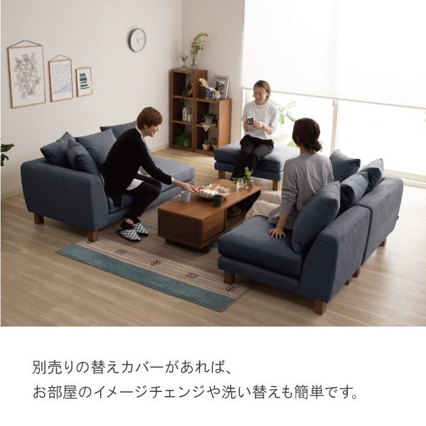 CREWS 替えカバーセット ソファカバー ジニア 2人掛け用カバー ペット