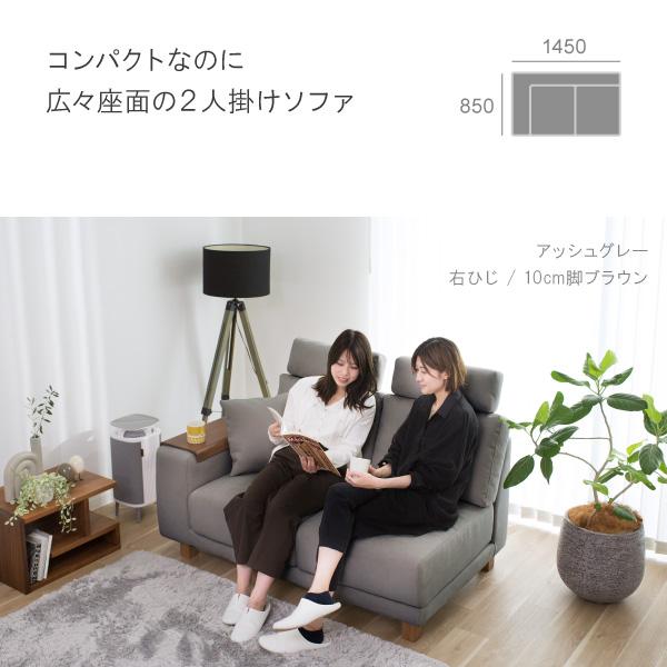 CREWS ソファー ソファ 2人掛けとオットマン ペット 猫 犬 爪 ひっかき