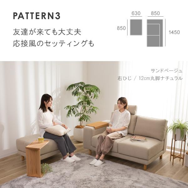 CREWS ソファー ソファ 2人掛けとオットマン ペット 猫 犬 爪 ひっかき