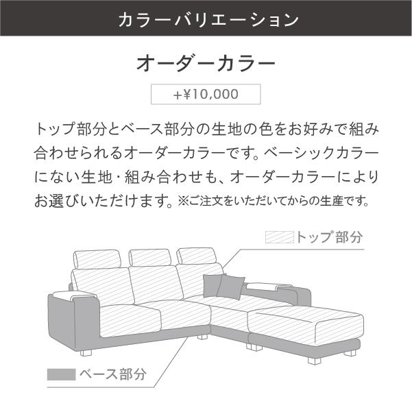 ソファ ソファー ペット 猫の爪 強い カウチ L字 3人掛け 北欧 おしゃれ モダン ハイバック ローソファ クローバー おすすめ CREWS | CREWS | 16