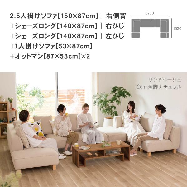CREWS ソファー ソファ ペット 猫 犬 爪 ひっかき 2人 2.5人 3人