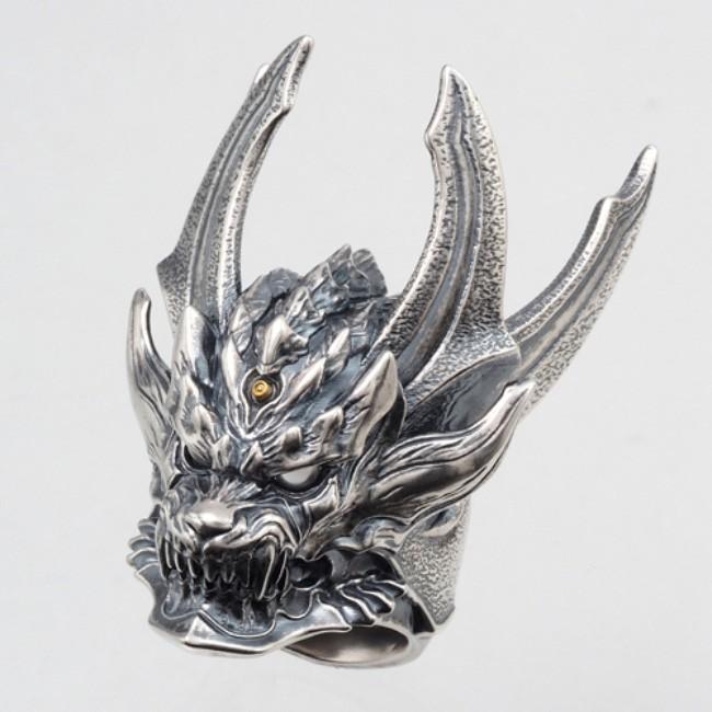 牙狼 GARO ガロ 暗黒騎士KIBAリング Silver.ver. JAP工房 純正 正規