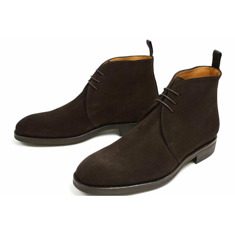 ヤンコ チャッカブーツ ダークブラウンスエード （YANKO 14080 DARK  