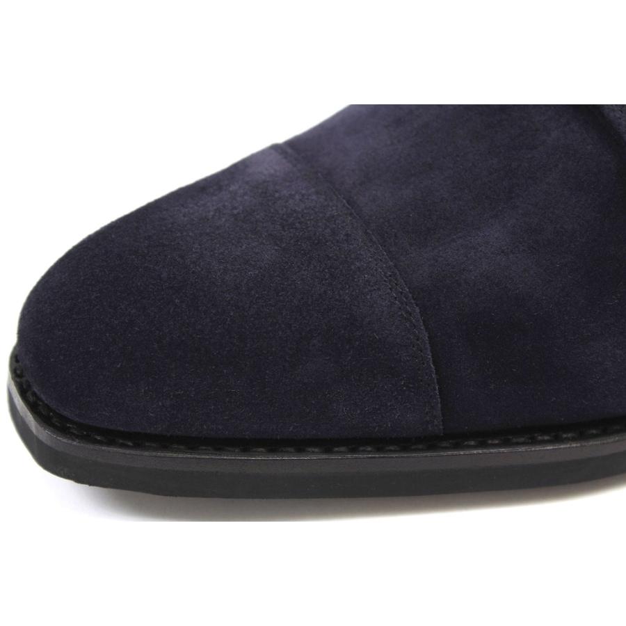 ヤンコ ダブルモンク ネイビースエード （YANKO 14184 NAVY SUEDE