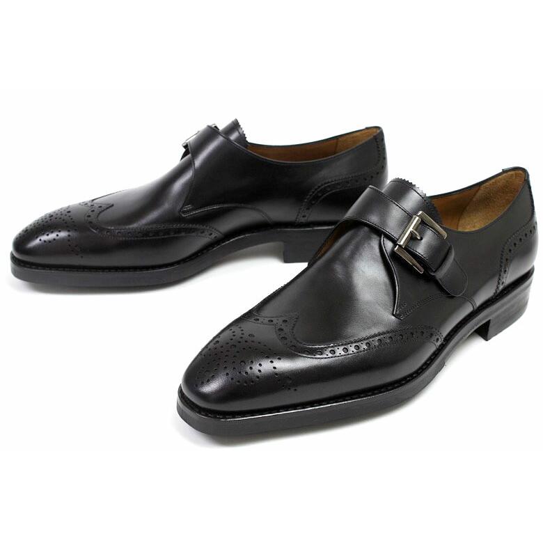 ヤンコ モンクストラップ ブラック（YANKO 14446 BLACK） : CRISPIN