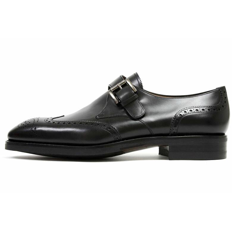ヤンコ モンクストラップ ブラック（YANKO 14446 BLACK） : CRISPIN